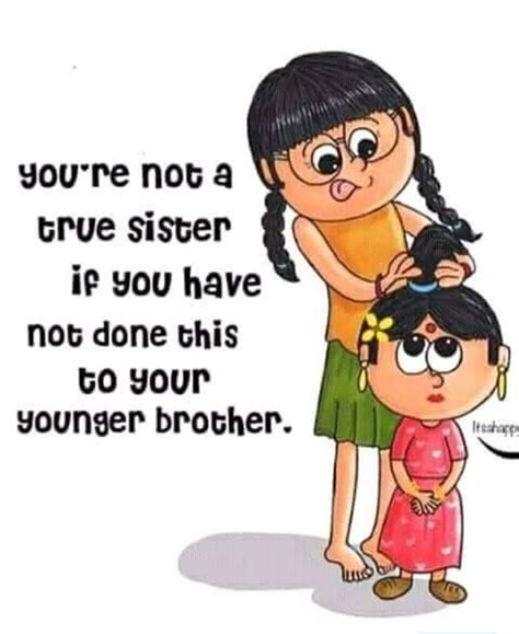 tag mention share with your brother and sister 💙💚💛👍 brother sister quotes funny brother and