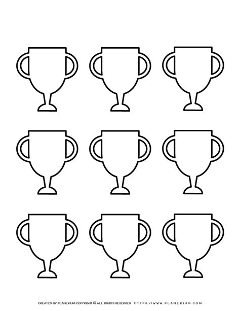 Free Printable Trophy Template