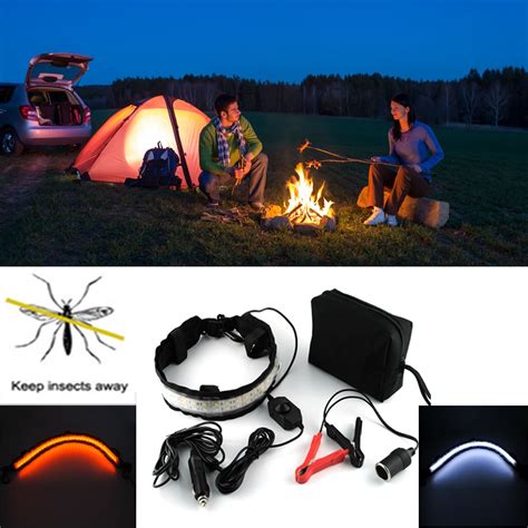 Waterproof Outdoor Lighting Led Strip 5050 Camping Lamp Double Kelvin