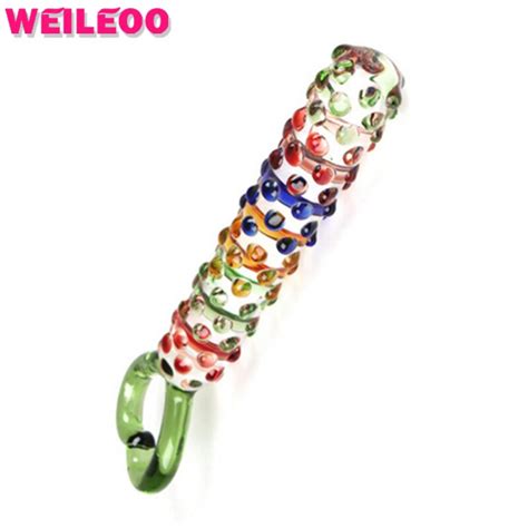 Buy Heart Ring Glass Dildo Glass Penis Adult Sex Toy