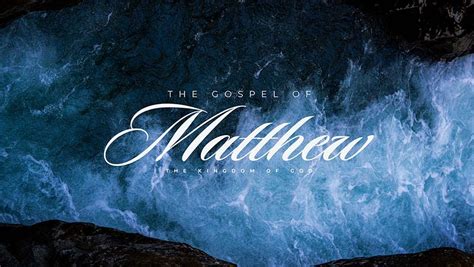 Whitestone Christian Fellowship The Gospel Of Matthew