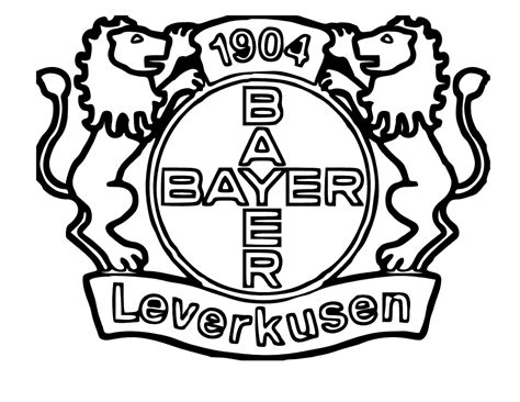 Logo vector photo type : Kolorowanka Bayer Leverkusen « maluchy.pl