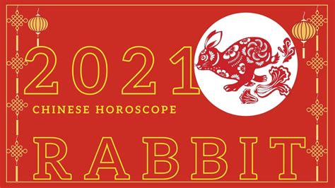 Hard work and dedication will help you achieve your objective, as there won't be any gifts or windfalls lined up for you this year. (Chinese Zodiac) Rabbit chinese zodiac 2021 prediction ...