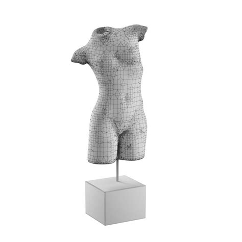 Kelly Wearstler RARITY FEMALE TORSO 3D Model CGTrader
