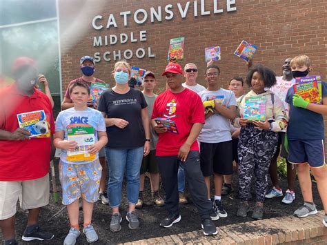 2021 Catonsville Middle School Cleanup Towson Catonsville Alumni