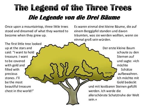 Die Legende Von Die Drei Bäume The Legend Of The Three Trees