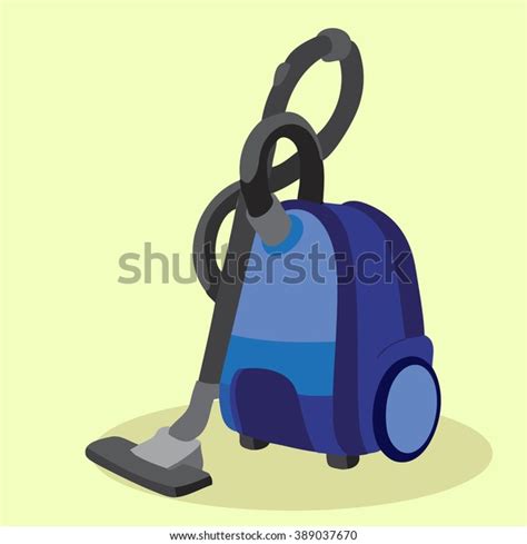 Blue Vacuum Cleaner Stock Vector Royalty Free 389037670 Shutterstock