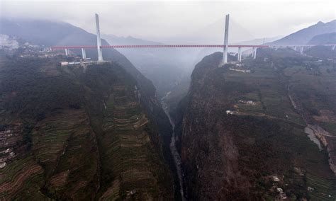 Worlds Highest Bridge Opens To Traffic In China World Dawncom