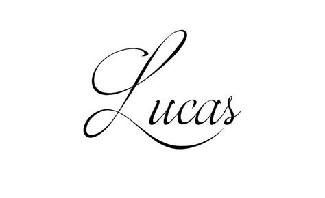 Tatuajes De Nombres Lucas