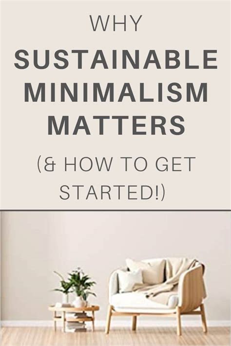 Sustainable Minimalism 1 Sustainable Minimalists
