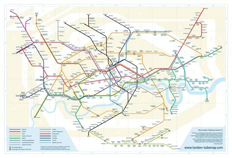 Gallery Of A New Vision For Londons Tube Map 1 London Tube Map