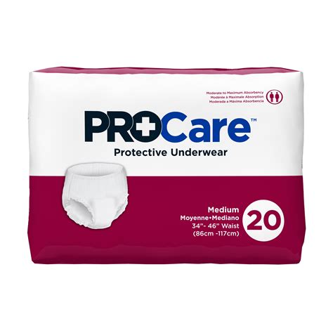 Procare Disposable Underwear Pull On With Tear Away Seams Cru 512