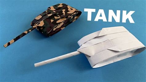 How To Make A Paper Tank Origami Tank In 2020 Paper Tanks Origami