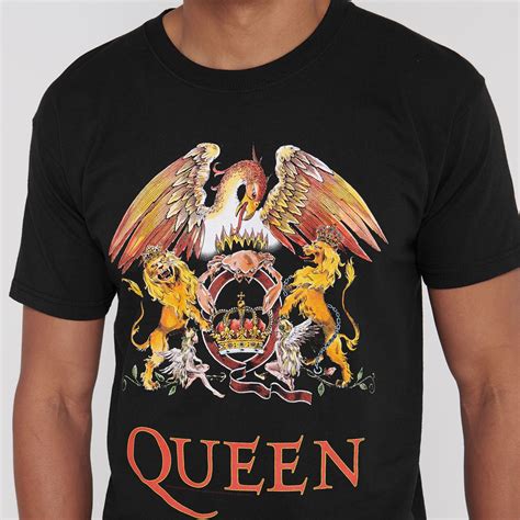 Official Queen T Shirt Mens Regular Fit T Shirts