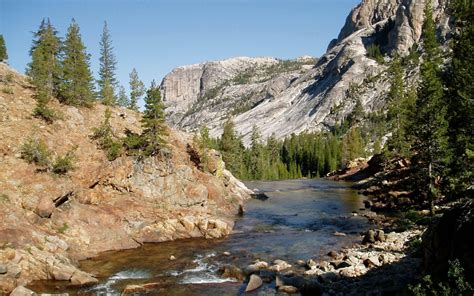 Wallpaper Mountains Lake River Rocks National Park Valley