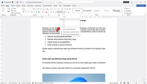 Cómo Se Pone El Interlineado En Word ️ Solvetic