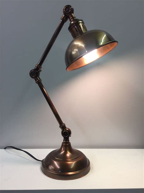 Anglepoise 90 mini mini led desk lamp, blush silver. Bronze anglepoise style table lamp looks great on a desk (With images) | Vintage lighting, Lamp ...
