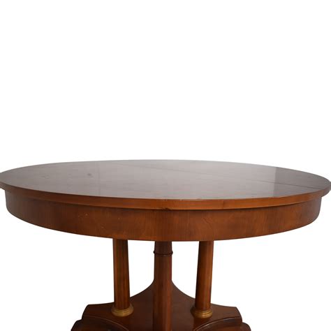 Standard dining room table size. 90% OFF - Round Pedestal Dining Table / Tables