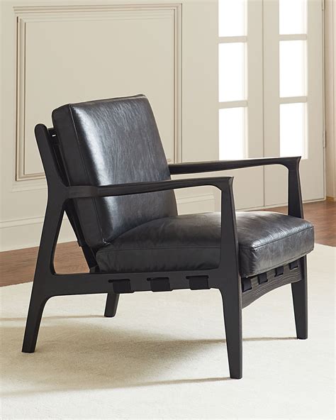 Shop for metal frame leather chair online at target. Emeril Leather Accent Chair | Neiman Marcus