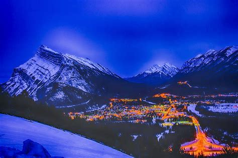 Light Flow At Night Banff Canada By Lou Fasullo On 500px Banff