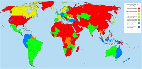 Prostitution Laws Around The World For Those Maps On The Web