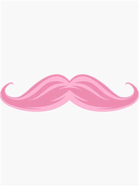 Markipliers Pink Moustache Wilford Warfstache Hq Sticker For