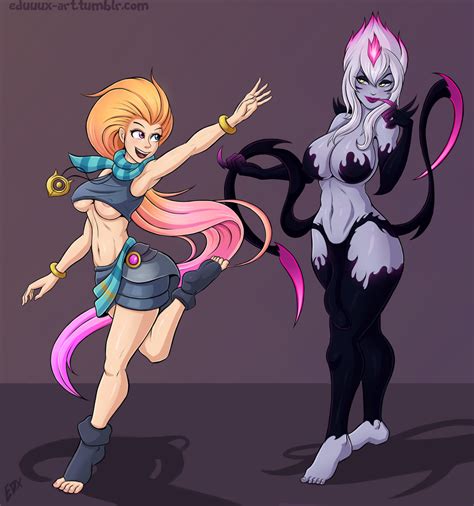Zoe And Eve By Eduuux Hentai Foundry