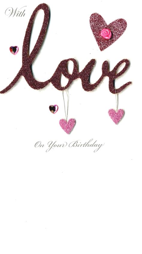 Free birthday cards for facebook birthday cards for friends. With Love Happy Birthday Greeting Card | Cards