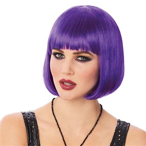 Purple Bob Wigs Hairturners