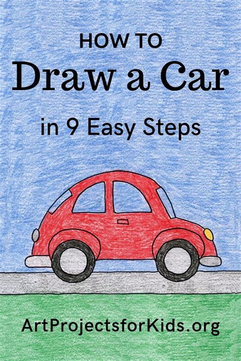 Todays video is how to turn word car step by step into a cartoon learning cute doodling art on paper lets learn drawing with me. Draw a Cute and Easy Car · Art Projects for Kids