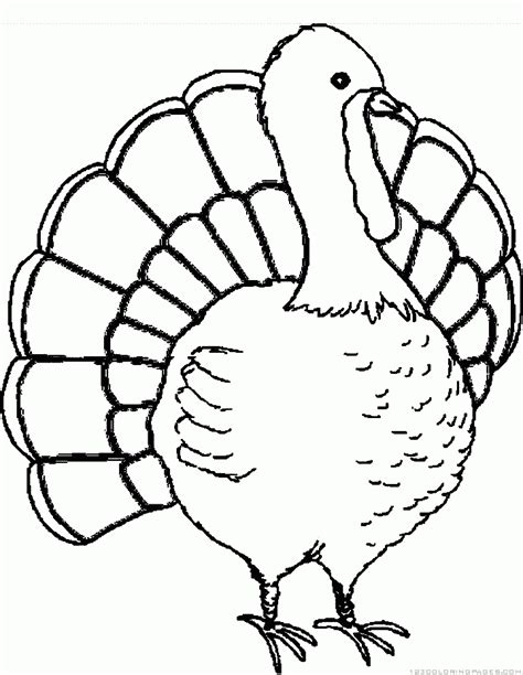 Printable Turkeys Coloring Pages