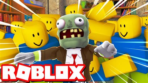 We Are Noobs And We Are Fighting Zombies In Roblox Youtube