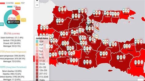 2/150, dengan luas wilayah kurang lebih 47.921,98 km2. Update Virus Corona di Surabaya dan Jatim 11 Juni: Pasien COVID-19 3627, Tren Kesembuhan ...