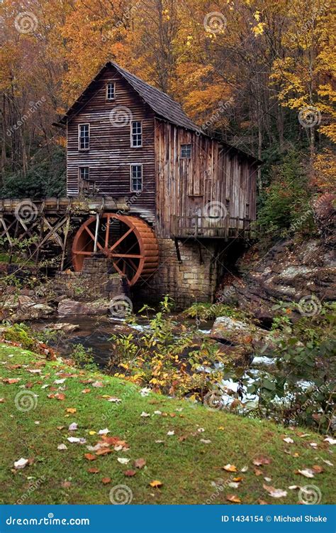 Autumn At The Grist Mill Stock Photo Image Of Forest 1434154