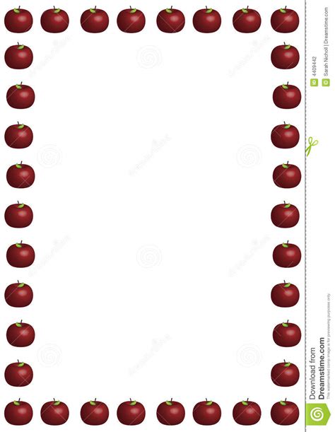 Apple Border Clipart Free Download On Clipartmag