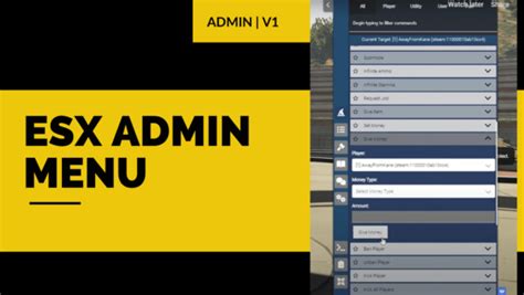 Esx Admin Menu Fivem Store