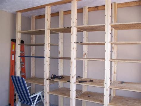 Do i need a permit? Wall shelves do it yourself. | Building garage shelves, Garage decor, Wall storage