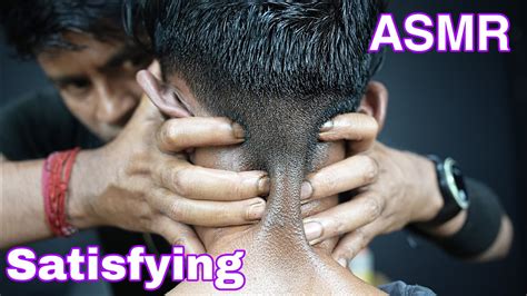 Asmr Neck Massage 4 Times Neck Crack Forehead Tapping Asmr All Relaxing Thing By Indian