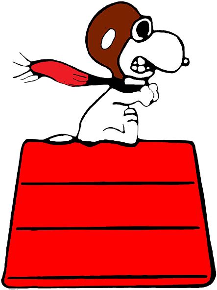 Snoopy Red Baron Clip Art