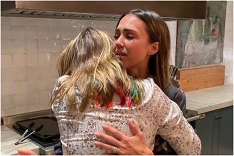 Jessica Alba In Tears After Realising Daughter Honor Is Now Taller Than Her