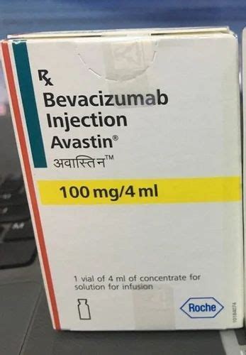 Roche Avastin 100 Mg Injection Storage 2 8 Packaging Vial At Rs