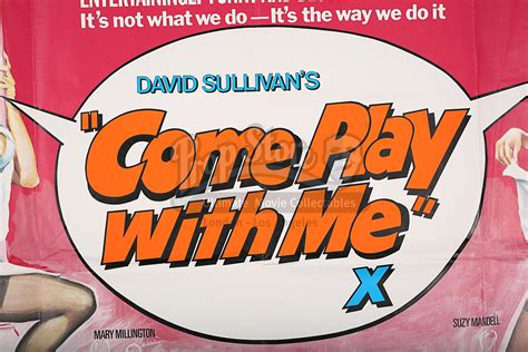 Come Play With Me 1977 Uk Quad Poster 1977 Current Price £175