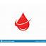 Blood Logo Vector Icon Illustration Stock  Of