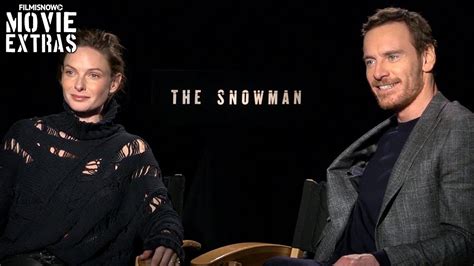 the snowman 2017 michael fassbender and rebecca ferguson talk about the movie youtube