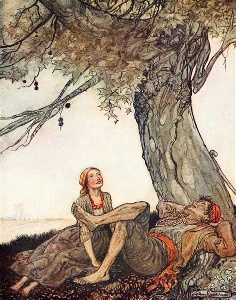 The Travellers And The Plane Tree From Aesops Fables 1912