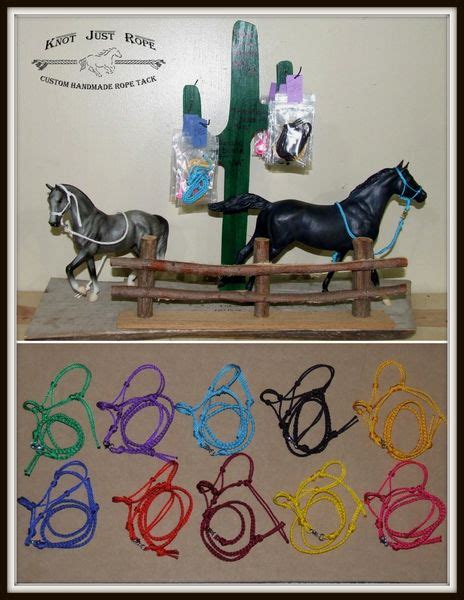 Breyer Or Schleich Horse Rope Halter And Lead Set Bulk Lot Of 10 Knot