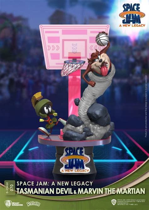Space Jam A New Legacy D Stage Pvc Diorama Tasmanian Devil And Marvin The Martian Standard Ver