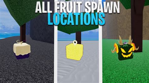 All Fruit Spawn Locations In Second Sea Blox Fruits YouTube