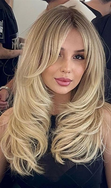Flowing Elegance 40 Long Layered Haircuts Ideas Blonde Cascading