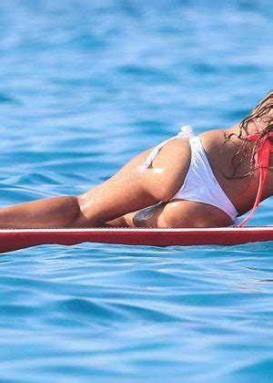 Antonella Roccuzzo In A Bikini On A Yacht In Ibiza GotCeleb